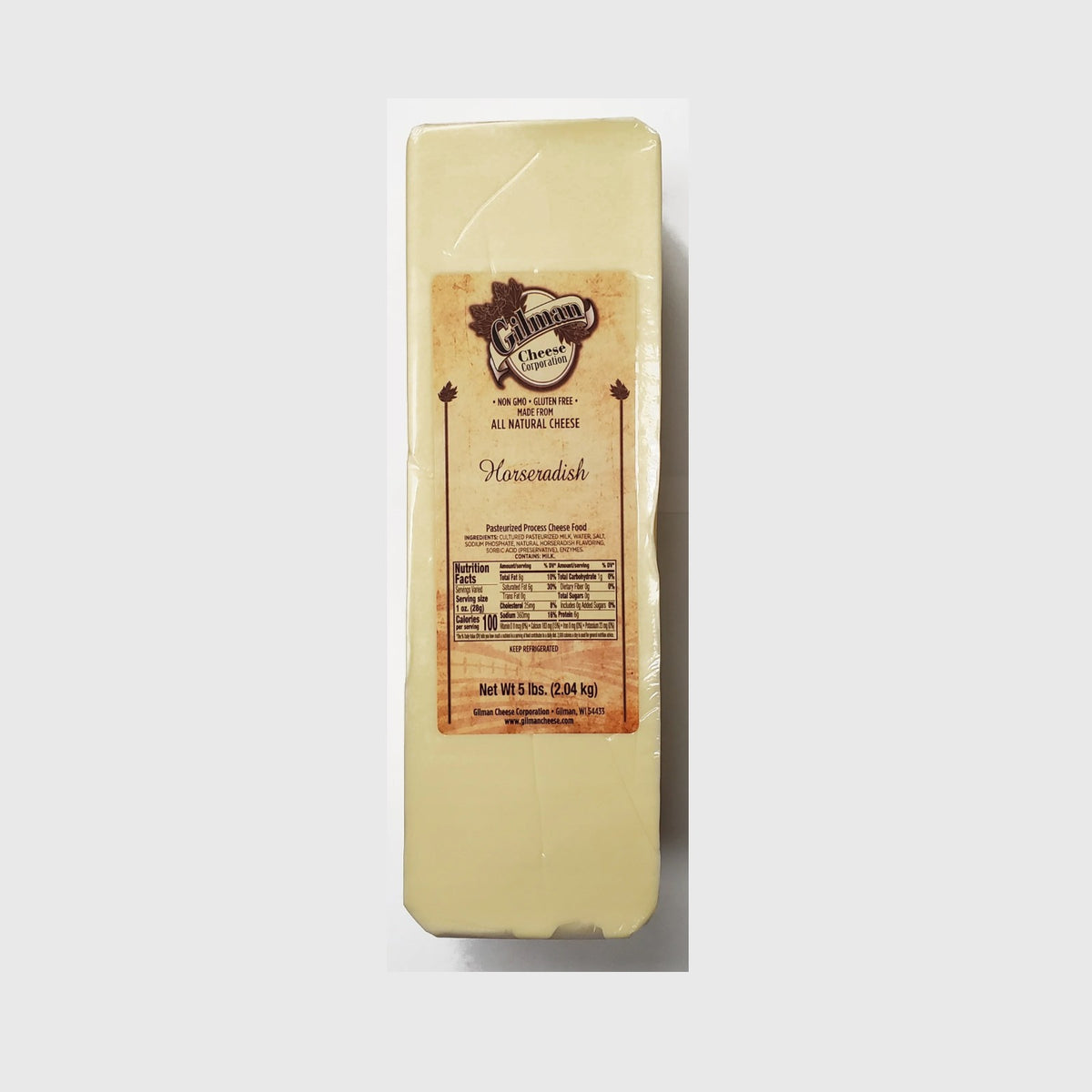 5 lb Horseradish Cheese