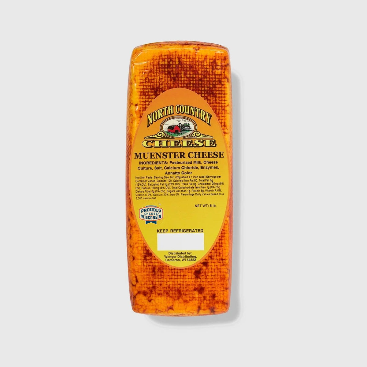 6 lb Muenster Cheese
