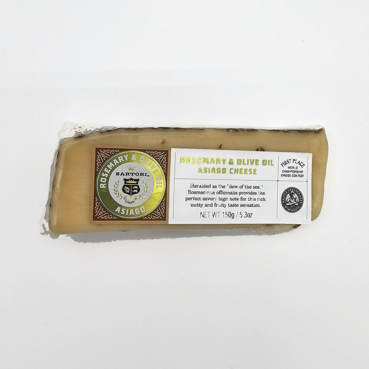 Sartori Rosemary and Olive Oil Asiago wedge