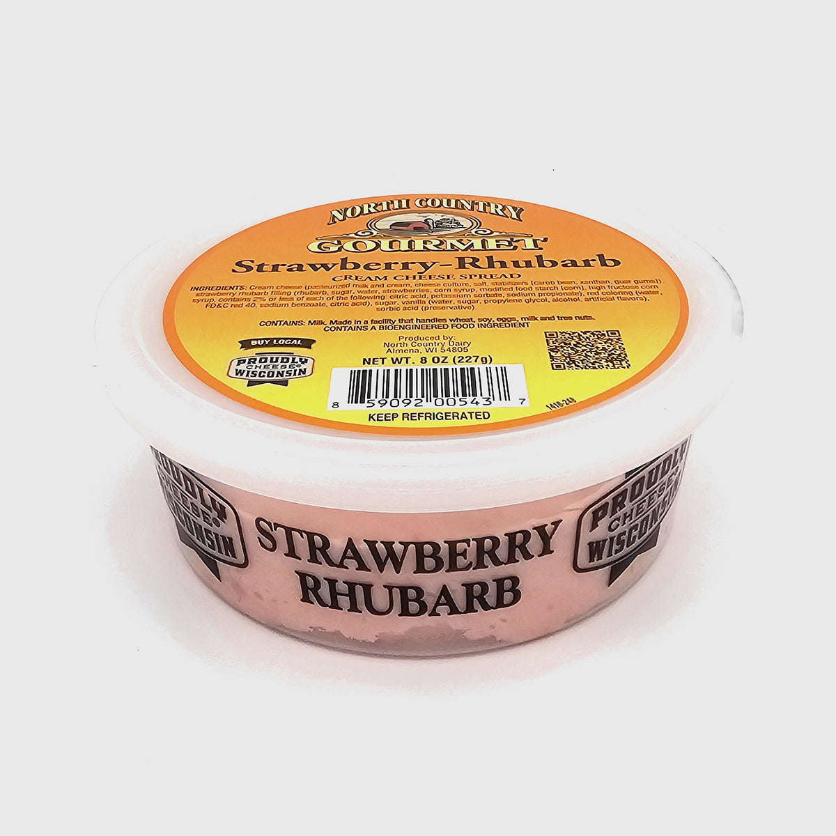 Strawberry Rhubarb Cream Cheese Spread