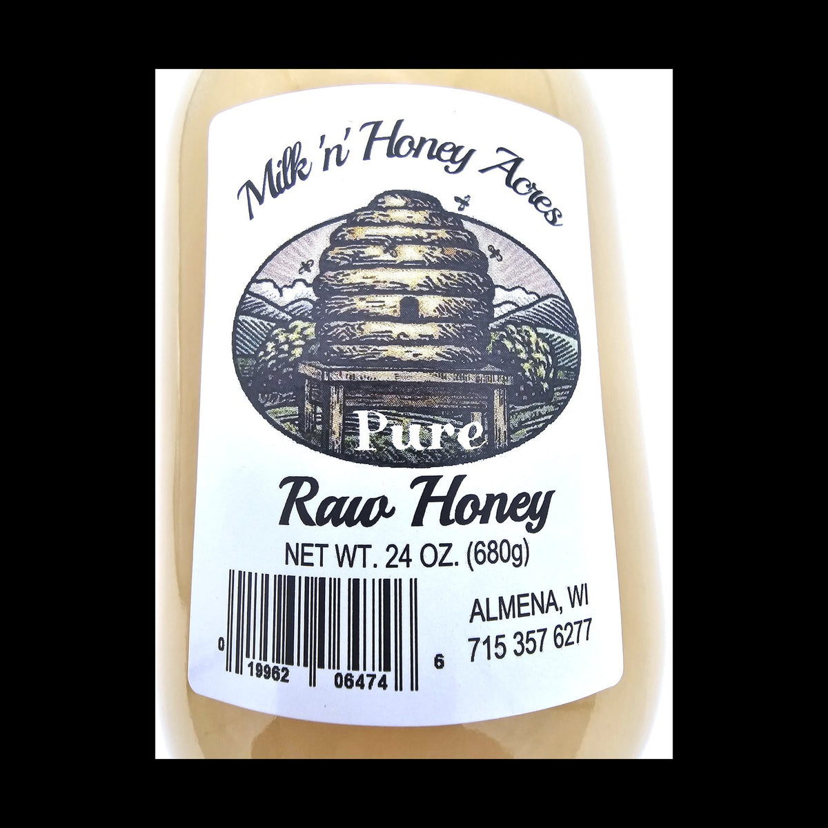 24 oz Raw Honey
