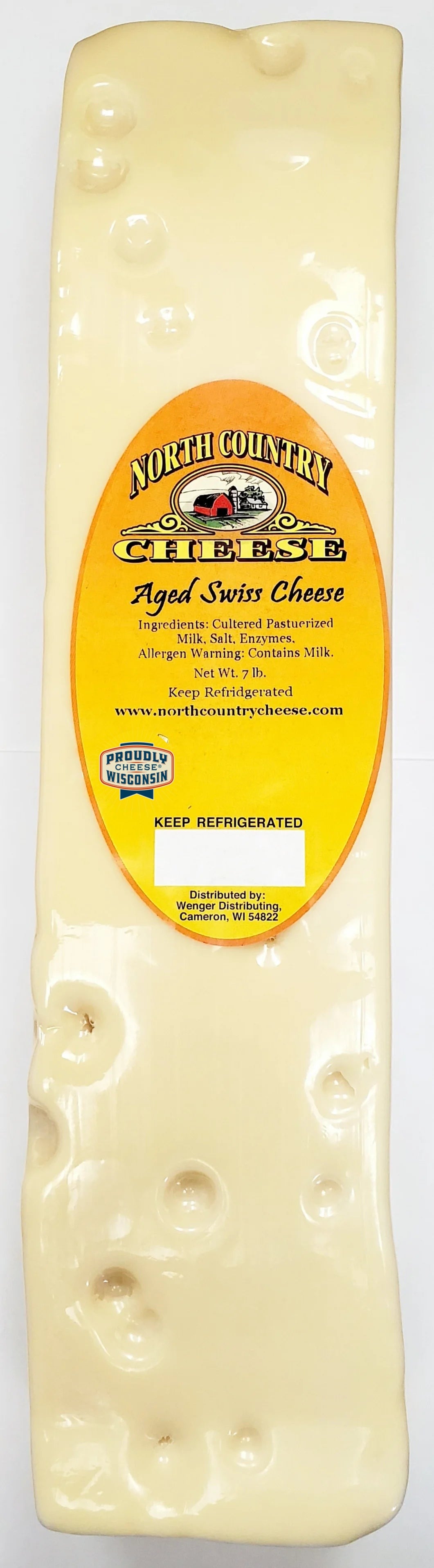 7 lb Aged Swiss Cheese