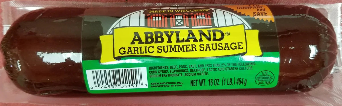 Abbyland Garlic Summer Sausage
