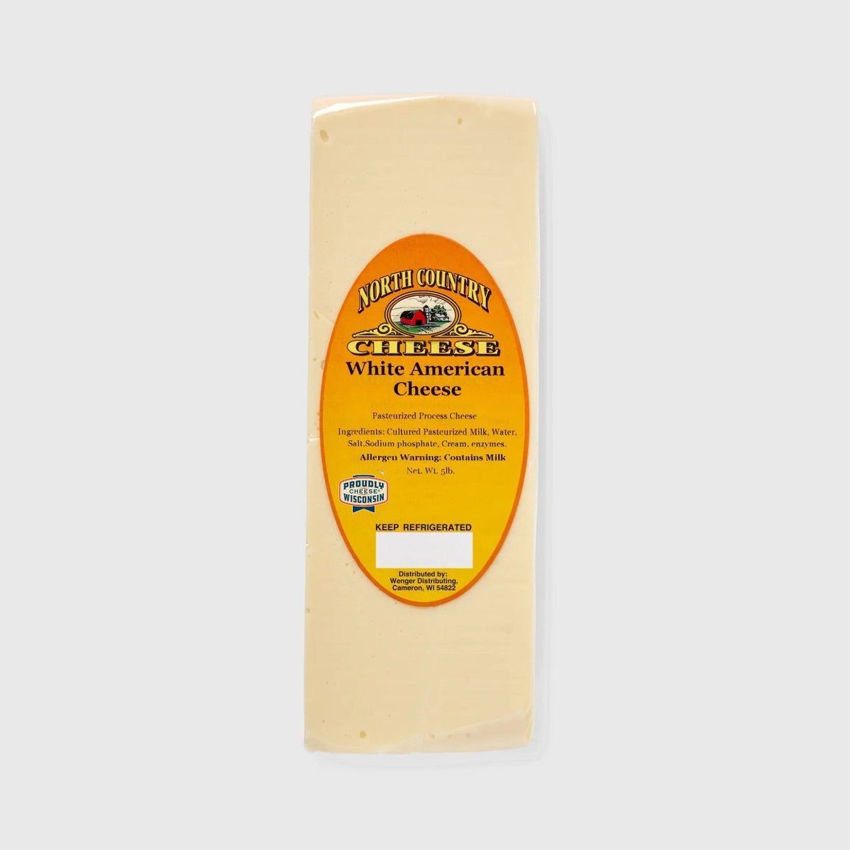 5 lb White American Cheese