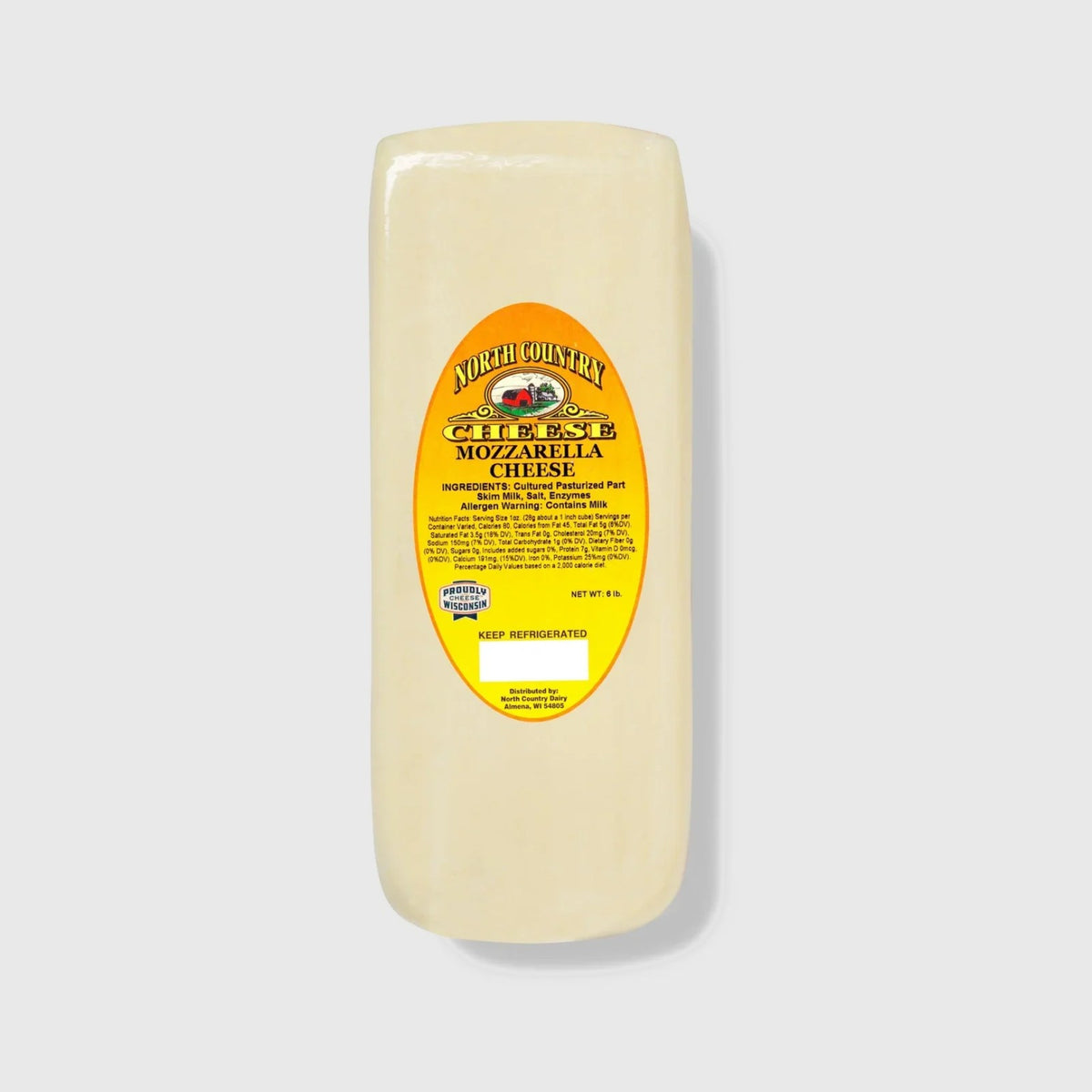 6 lb Mozzarella Cheese