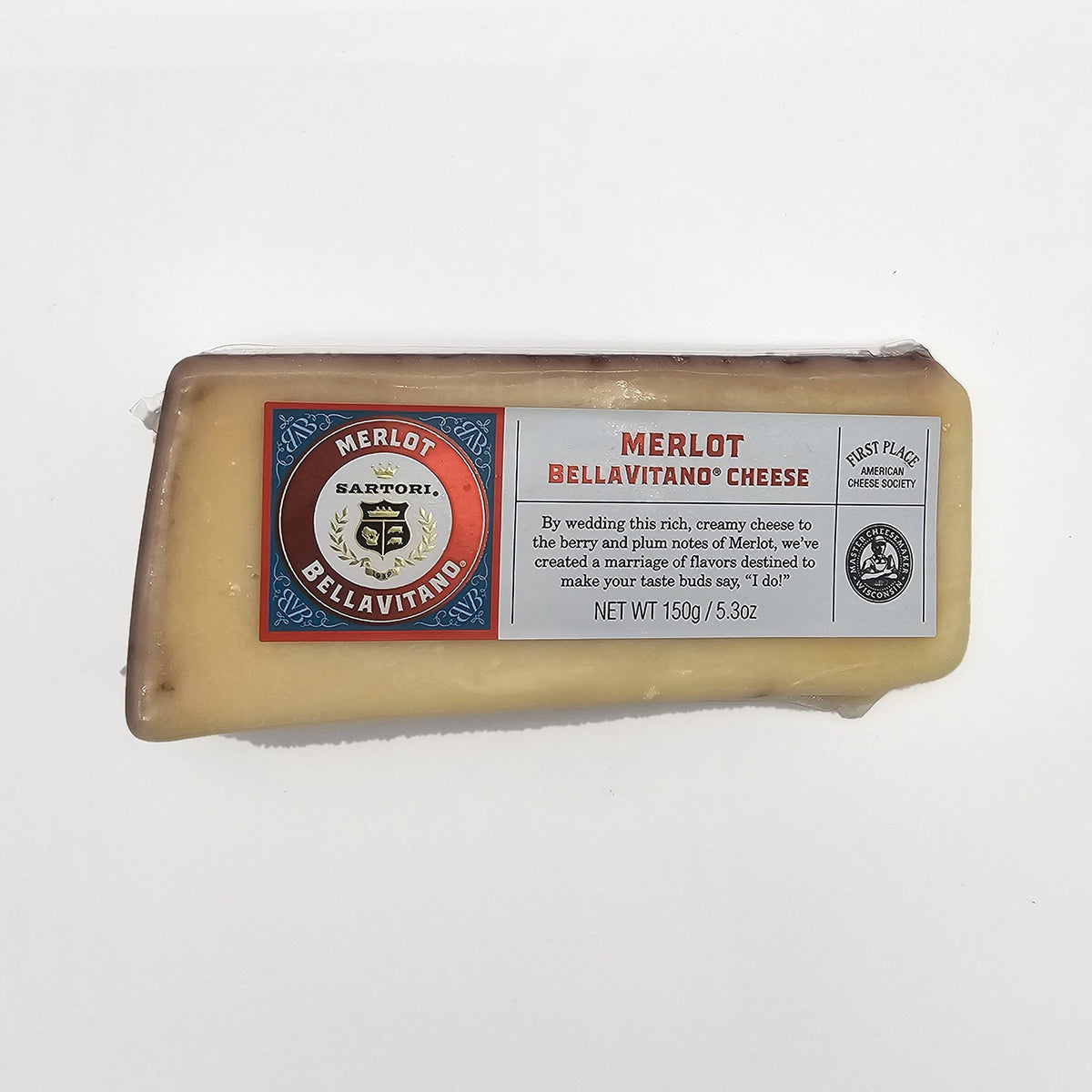 Sartori Merlot BellaVitano wedge