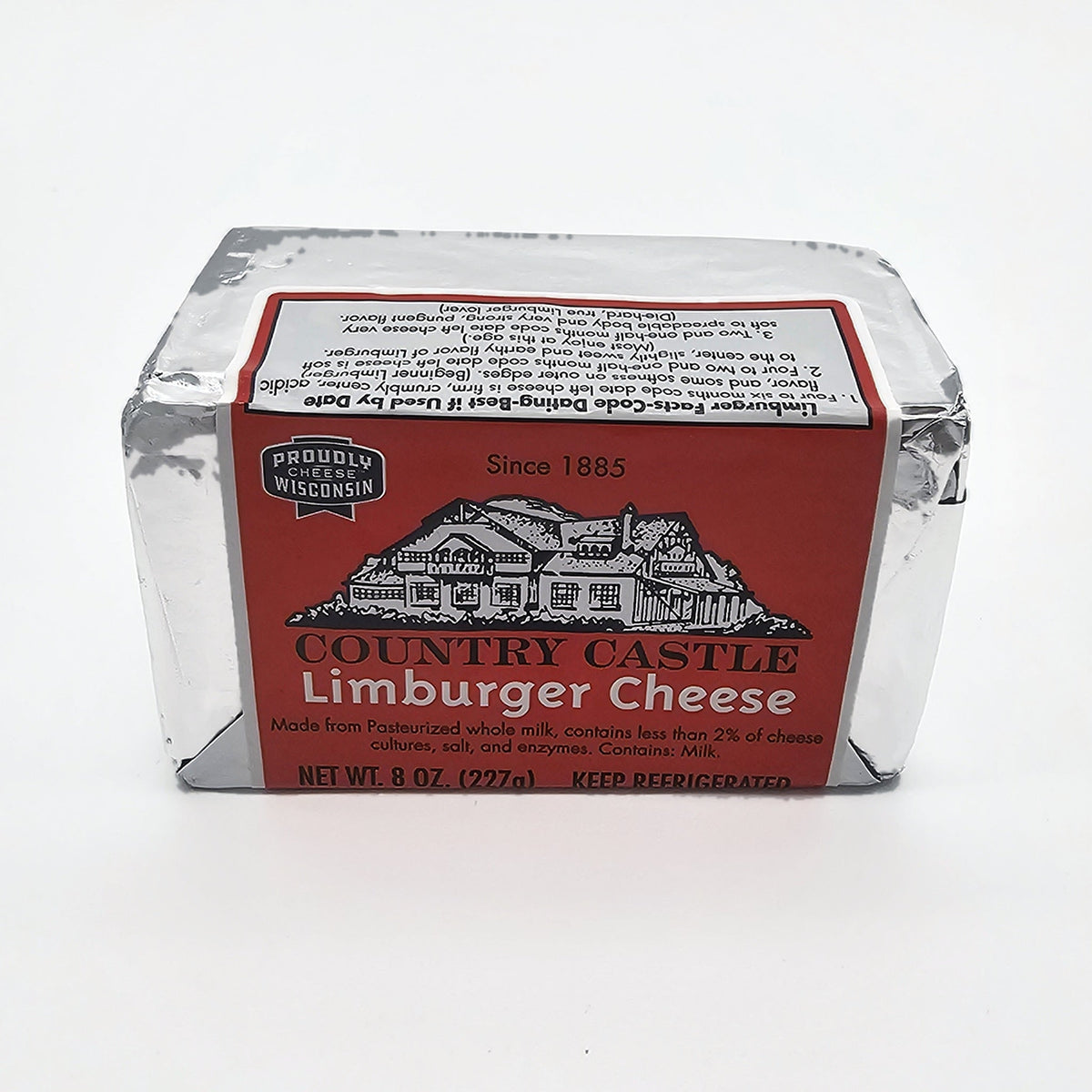 Limburger cheese nutrition label