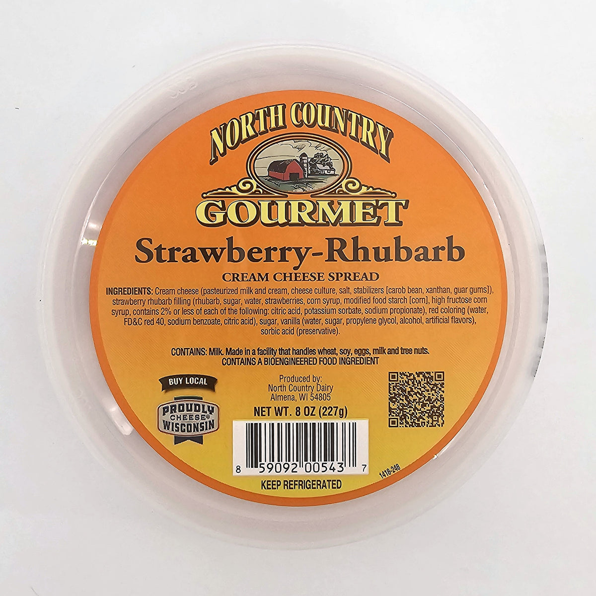 Strawberry Rhubarb Cream Cheese Spread