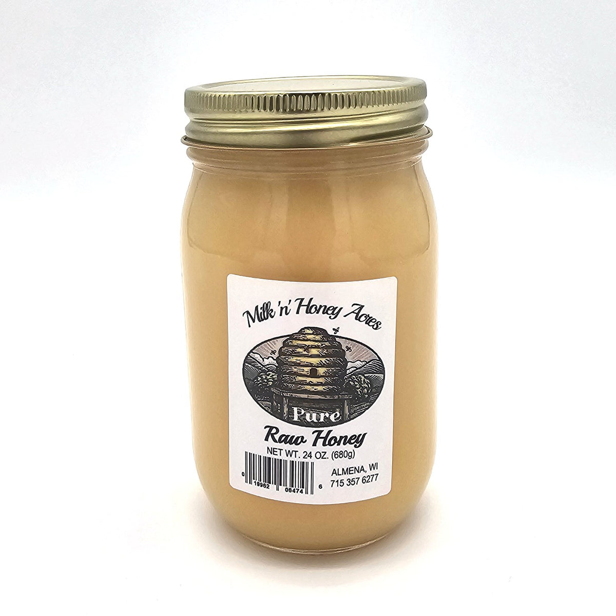 24 oz Raw Honey